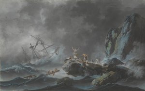 Ztroskotání v bouři, 1782.