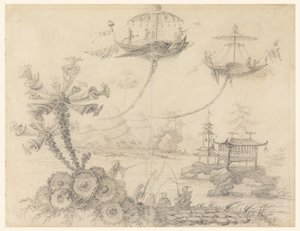Chinoiserie Fantasy od Jean Baptiste Pillement