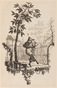 Postava pod Boughem od Jean Baptiste Pillement
