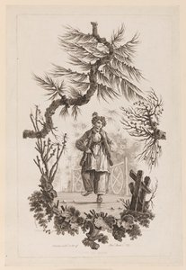 Postava pod Boughem od Jean Baptiste Pillement