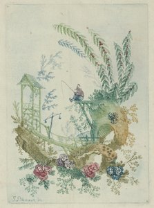 Ornament Design z Nouvelle Suite de Cahiers de Dessins Chinois, 90. léta 18. století. od Jean Baptiste Pillement