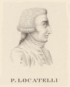 Portrét houslisty a skladatele Pietra Antonia Locatelliho 1695-1764. od Jean Baptiste Ponce Lambert