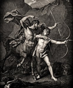 Vzdělání Achilla od Chirona, kolem roku 1798