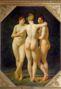 Tři Grácie. Obraz Jean Baptiste Regnault (1754-1829) od Jean Baptiste Regnault