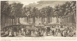 Vodní divadlo od Jean Baptiste Rigaud