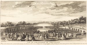 Pohled na oranžerii ve Versailles