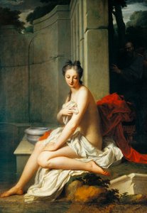 Susanna ve vaně, Jean-Baptiste Santerre (1651-1717), olej na plátně, 200x145 cm