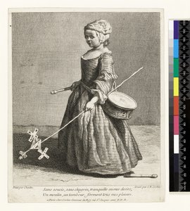 Mladý voják, vyryl Charles Nicolas Cochin I (1688-1754) 1738 (lept a rytina) od Jean Baptiste Simeon (after) Chardin