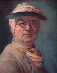 Autoportrét s brýlemi, 1775 od Jean Baptiste Simeon Chardin