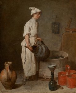 Chlapec ze sklepa, 1738 od Jean Baptiste Simeon Chardin
