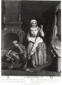 Hospodyně od Jean Baptiste Simeon Chardin