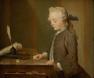 Portrét Augusta Gabriela Godefroye od Jean-Baptiste Simeon Chardin