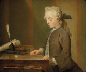 Portrét Augusta Gabriela Godefroye od Jean-Baptiste Simeon Chardin