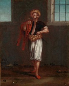 Albánský námořník od Jean Baptiste Vanmour (workshop of)