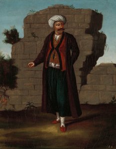 Muž z ostrova Mykonos od Jean Baptiste Vanmour (workshop of)