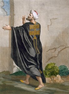Berber, deska 95 ze „Sbírka jednoho sta tisků představujících různé národy Levanty“ od Charlese de Ferriola, ryl B. Baron, 1707-08 od Jean Baptiste Vanmour