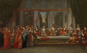 Řecká svatba, cca 1720-37 od Jean Baptiste Vanmour