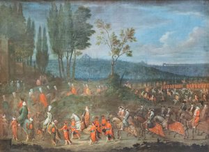 Velvyslanecký průvod od Jean Baptiste Vanmour