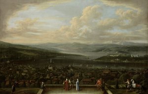 Pohled na Istanbul z nizozemského velvyslanectví v Pera Pohled na Istanbul z nizozemské ambasády v Pera od Jean Baptiste Vanmour