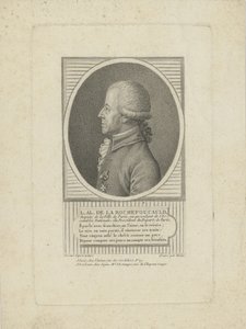 Louis-Alexandre de La Rochefoucauld, vévoda dEnville 1743-1792, 90. léta 18. století.