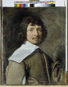 Portrét muže, také nazývaného "Muž v šedém" (olej na plátně) od Jean Baptiste de Champaigne