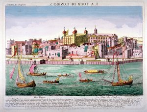 Tower of London, 1760 od Jean Benoit Winckler