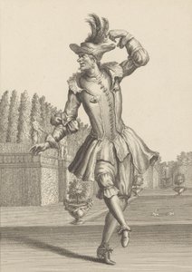 Du Moulin v Tanci v rolnickém oděvu v opeře,.n.d. od Jean Berain