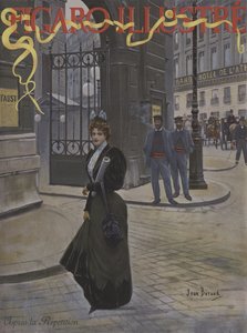 Apres la Repetition (Po zkoušce). Obálka Le Figaro Illustre, duben 1896