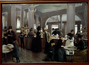 Gloppe cukrárna od Jean Beraud