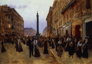 Mírová ulice, od Jean Beraud