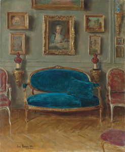 Modrá pohovka, 1912 od Jean Beraud