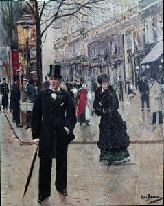 Na bulváru od Jean Beraud