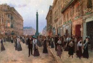 Rue de la Paix, Paříž, 1907.