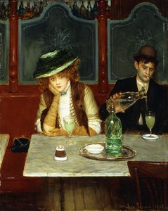 Pijáci absinthu, 1908