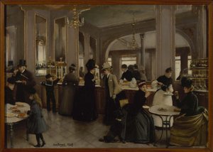 Cukrárna Gloppe od Jean Beraud
