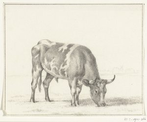 Pasoucí se býk, vpravo od Jean Bernard
