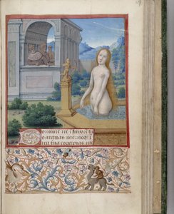 Bathsheba koupací kniha hodin, 1485-1499