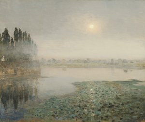 Mlha na řece, kolem roku 1889