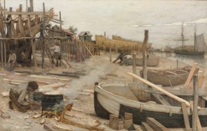 The Boatyard, c.1875