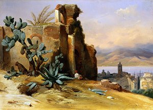 Messina, kolem roku 1835 (olej na plátně)