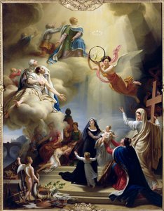 Alegorie na počest narození Henriho de France (1820-83) vévody z Bordeaux v roce 1820, 1821