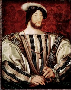 Portrét Francoise 1., krále Francie (olej na dřevě)