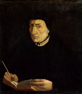 Portrét Guillaume Bude (Budee) (Budaeus) (1467-1540), francouzský humanista. Obraz Jeana Cloueta (1485 - 1541) Ec. Fr. (v b/š 0,34 x 0,31). Versailles. Zámecké muzeum. od Jean Clouet