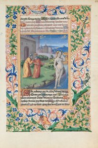 paní Lat. Q.v.I.126 f.44 Susannah and the Elders, z „Knihy hodin Louise d
