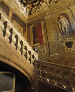 Barokní architektura: schodiště malované v trompe l