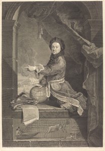 Pierre Louis Moreau de Maupertuis od Jean Daullé after Robert Levrac Tournieres