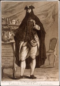 Titulní strana z Divers Portraits, pub. 1775 lept. od Jean David Genois