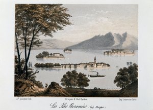 Boromejské ostrovy (jezero Maggiore) od Jean Dubois