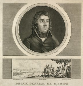 Portrét generála Louise Charlese Antoina Desaixe (cca 1800 - 1815 0,38 x 0,24) od Jean Duplessi Bertaux