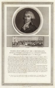 Portrét Marie-Jean Herault de Sechelles